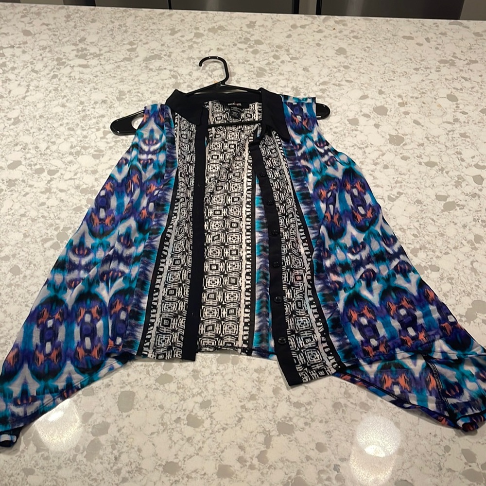 Button up dress top